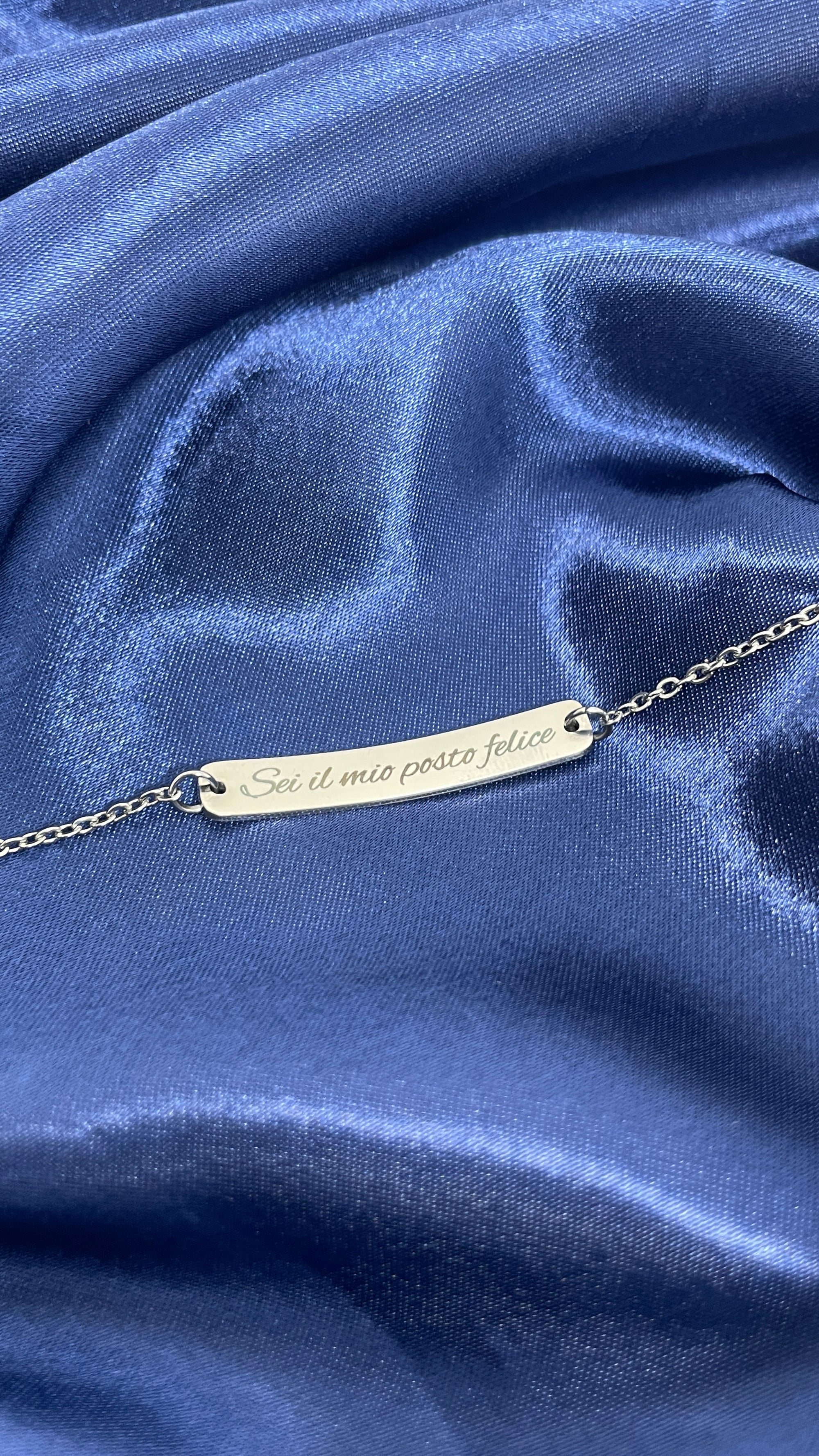 Bracciale "Iniziali e data"